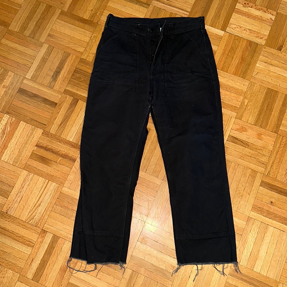 Topo Designs Black Straight Leg Pants